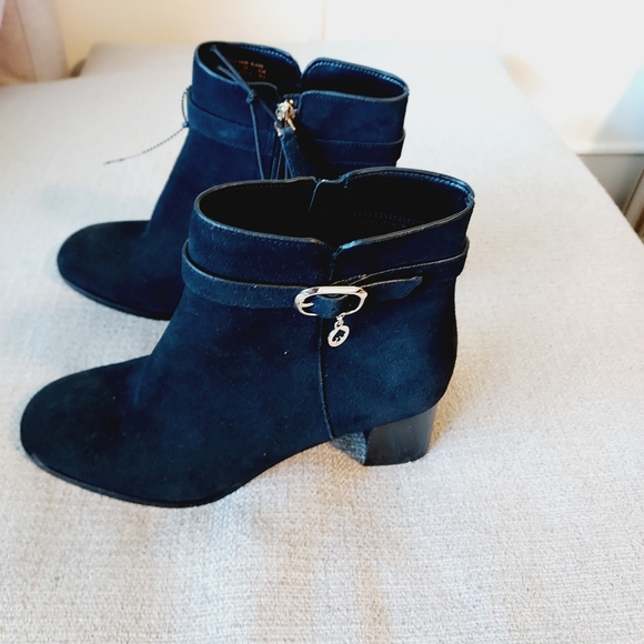 Kate Spade Delina Suede Ankle Booties Sz-8